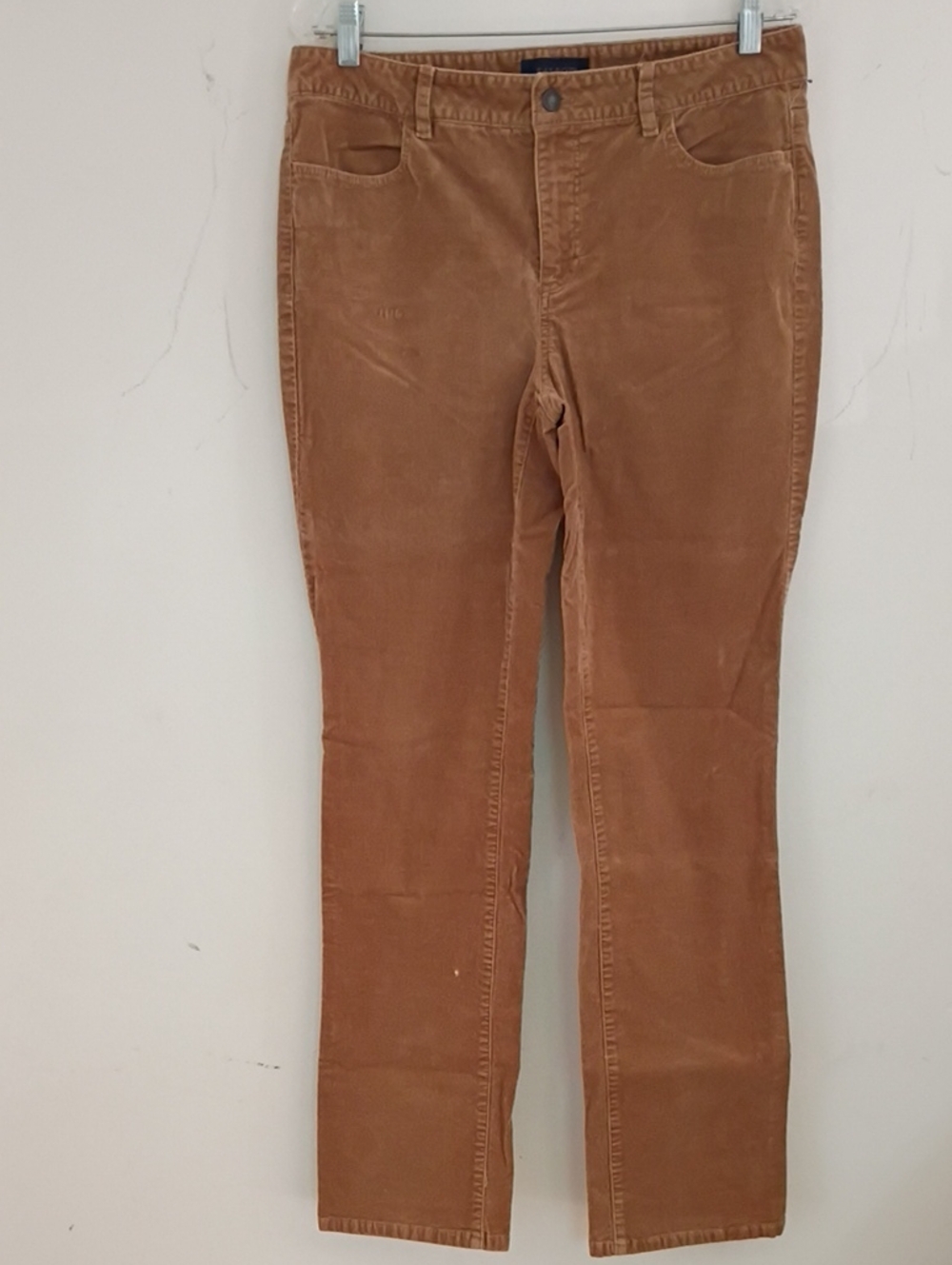 Talbots Straight-Leg Corduroy Jeans in Camel